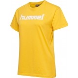 Camiseta Entrenamiento de Fútbol HUMMEL HmlGo Cotton Logo 203518-5001