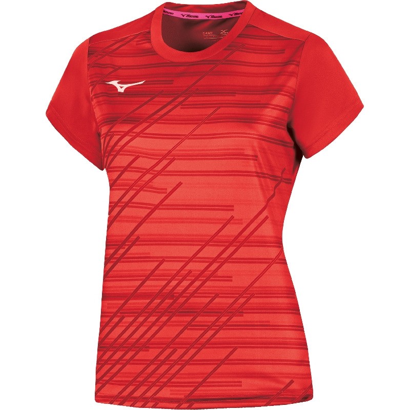 Maillots Femme Mizuno Team Chiba Tee WOS