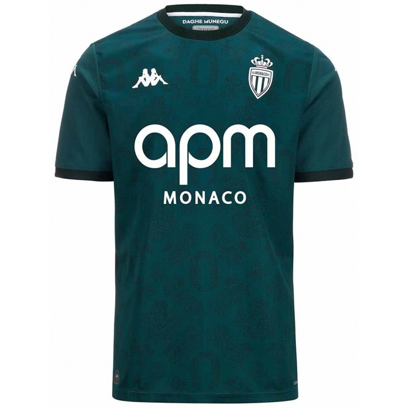 Camiseta Kappa 2 Equipacin AS Mnaco 2024-2025